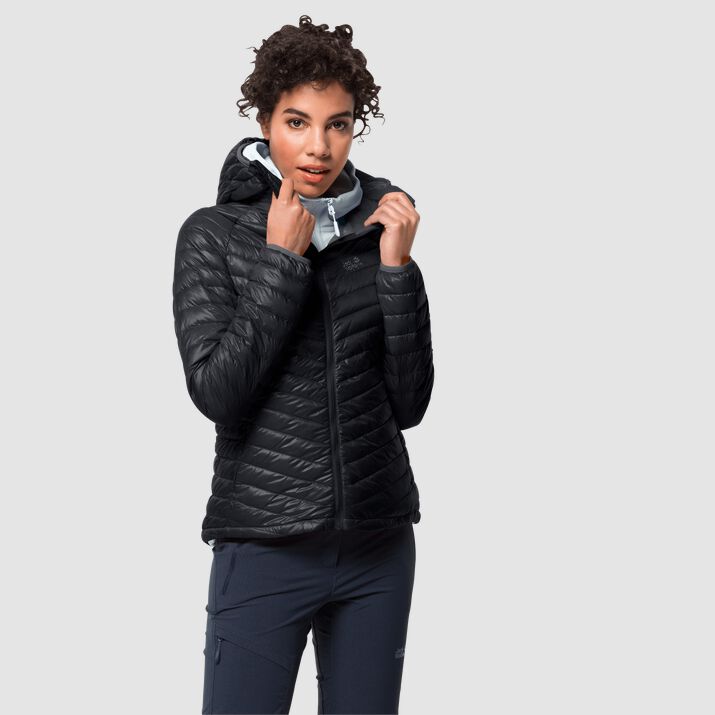 Chamarra Pluma Jack Wolfskin Atmosphere Mujer Negros Mexico-6157814